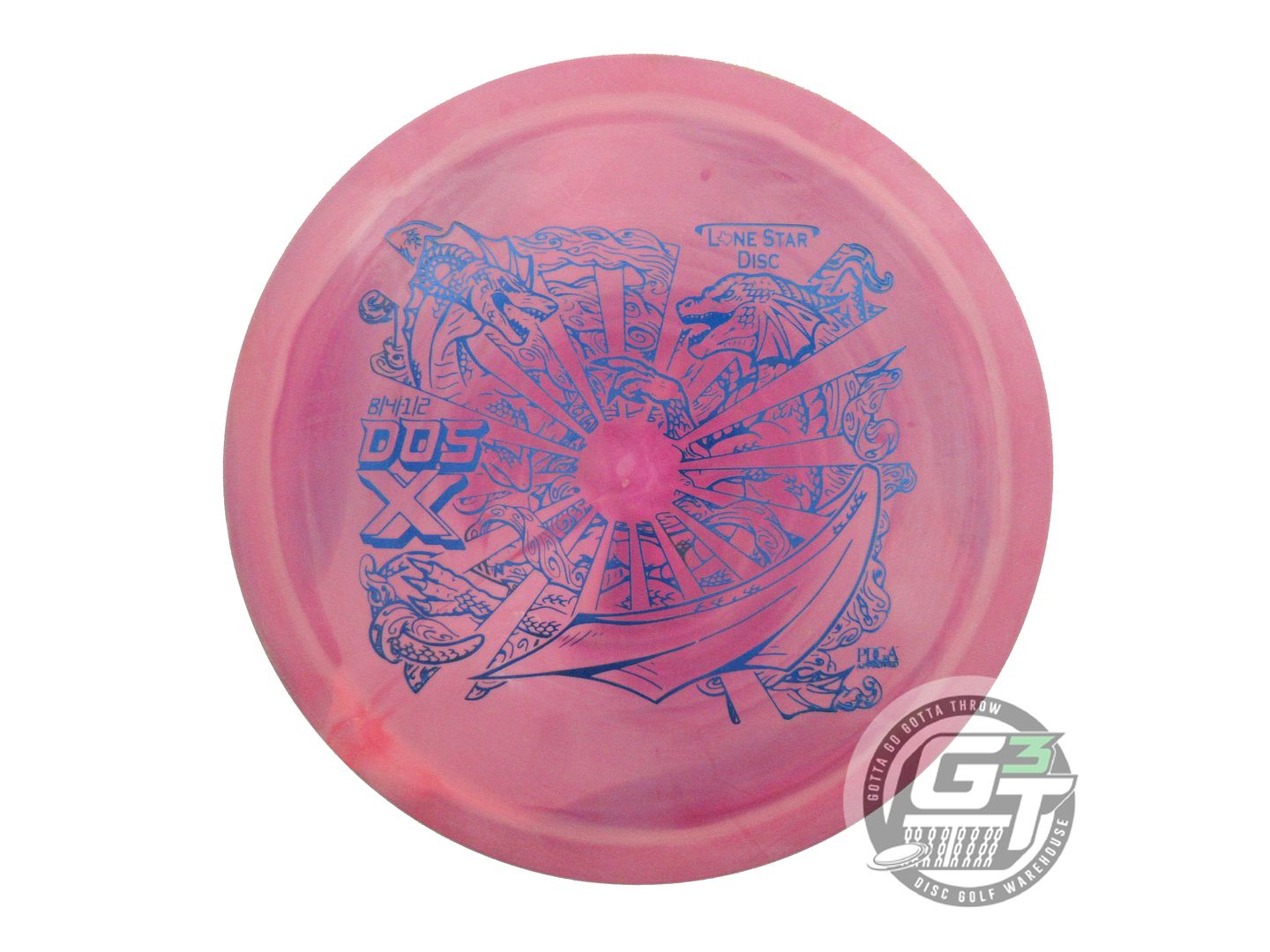 USED Lone Star [ARTIST] Bravo Dos X 172g Magenta Blue Foil Fairway Driver Disc