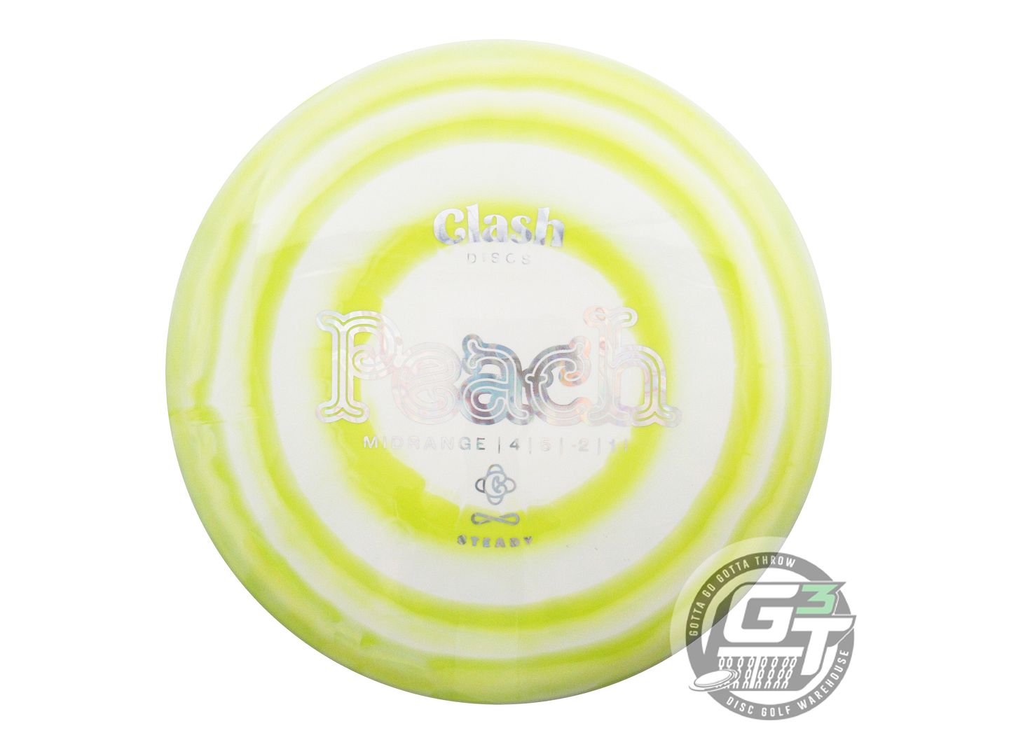 Clash Steady Ring Peach Midrange Golf Disc (Individually Listed)