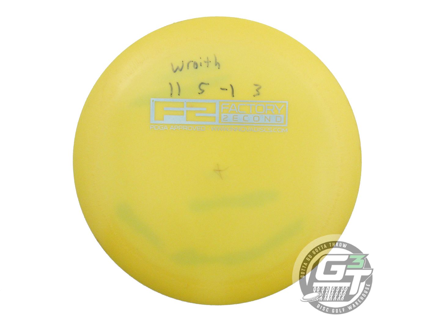 USED Innova X-OUT GStar Wraith 176g Yellow Distance Driver Golf Disc