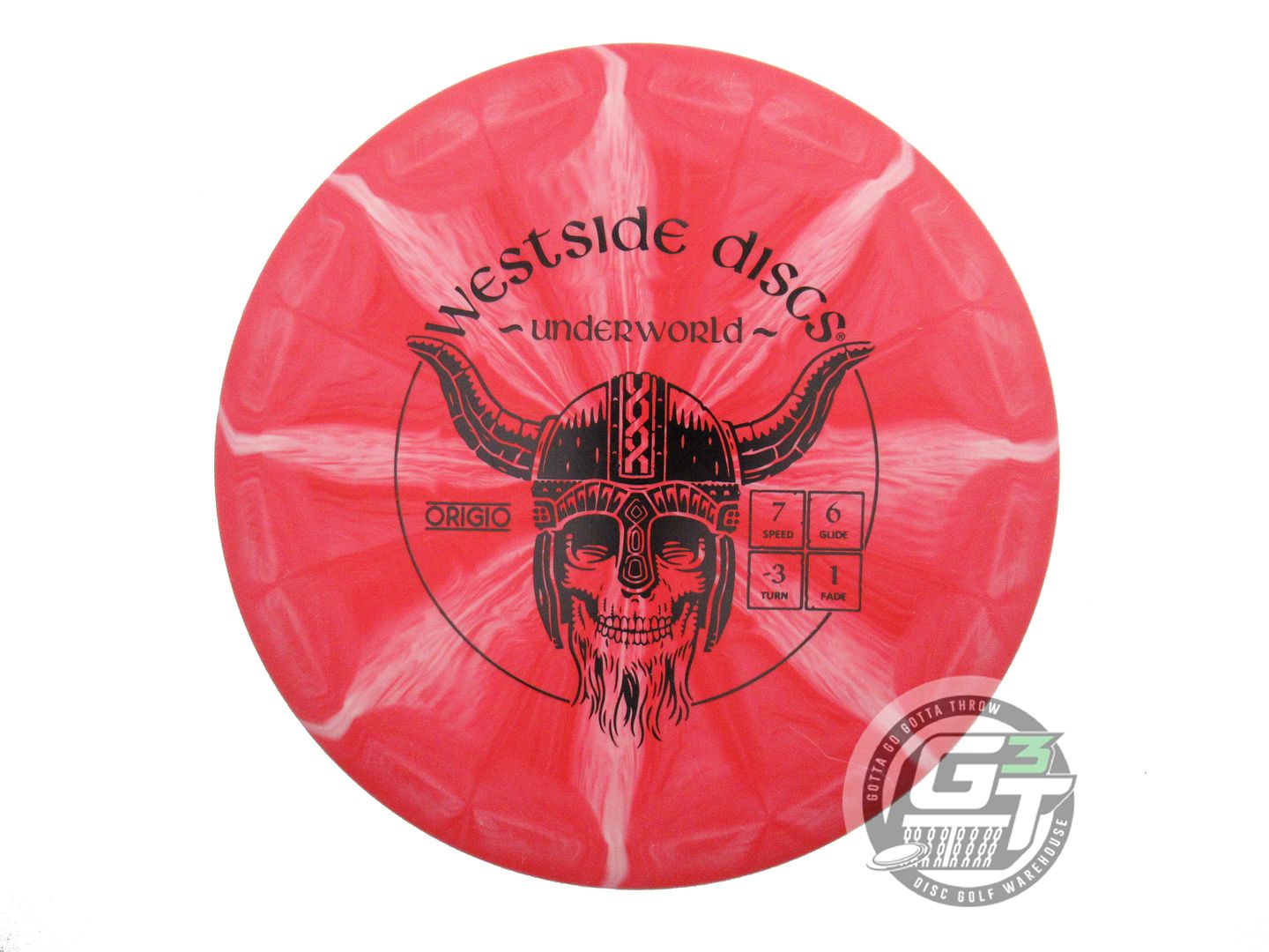USED Westside Discs Origio Burst Underworld 173g Red Black Stamp Driver Disc