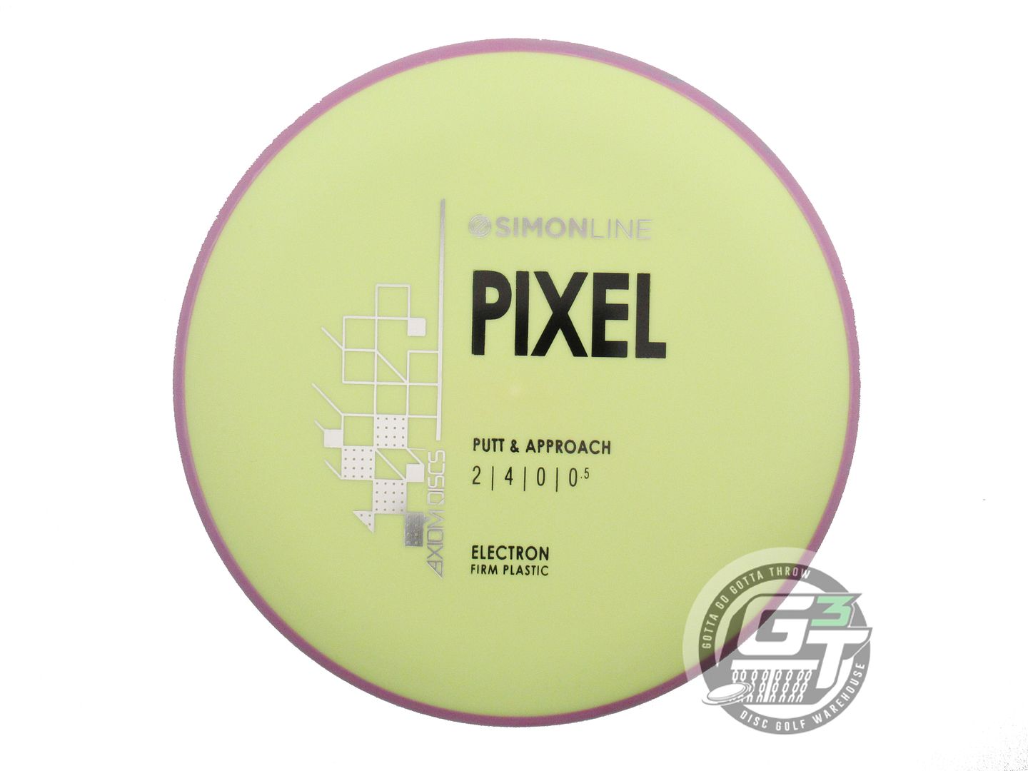Axiom Simon Line Electron Firm Pixel [Simon Lizotte] Putter Golf Disc (Individually Listed)