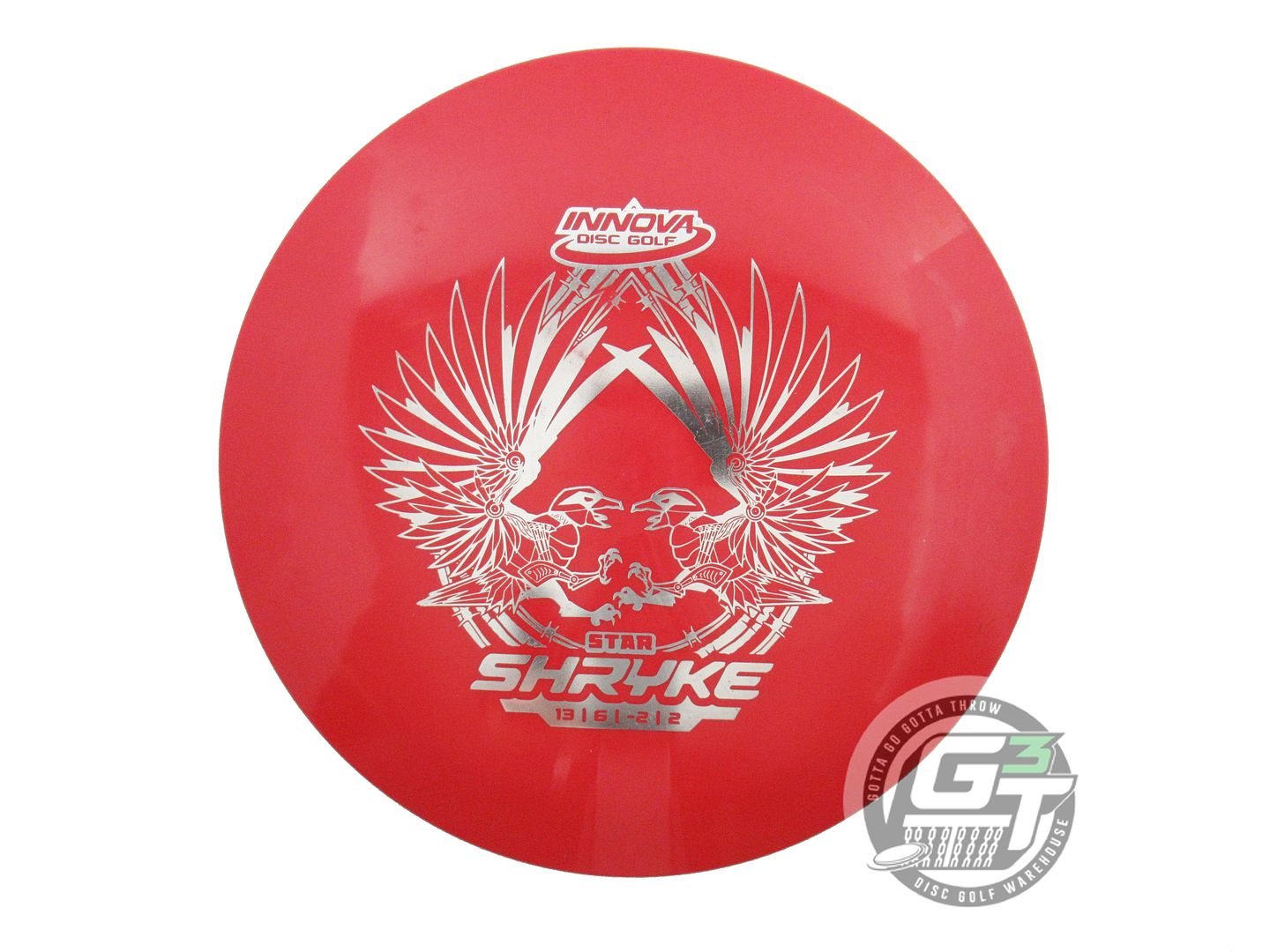 USED Innova Star Shryke 175g Red Silver Foil Distance Driver Golf Disc