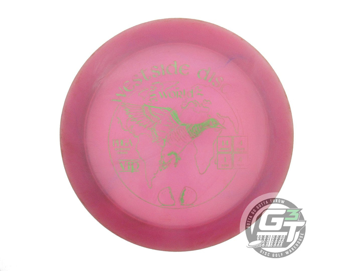 USED Westside Discs VIP World 175g Lilac Green Foil Distance Driver Go ...