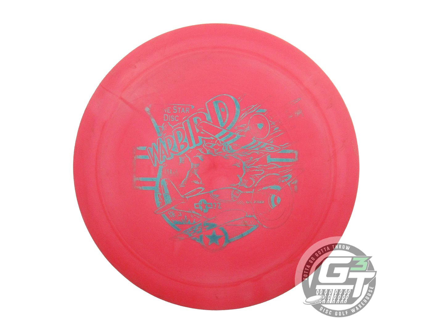 USED Lone Star 3 PLANES Lima Warbird 173g Red Teal Foil Distance Driver Disc