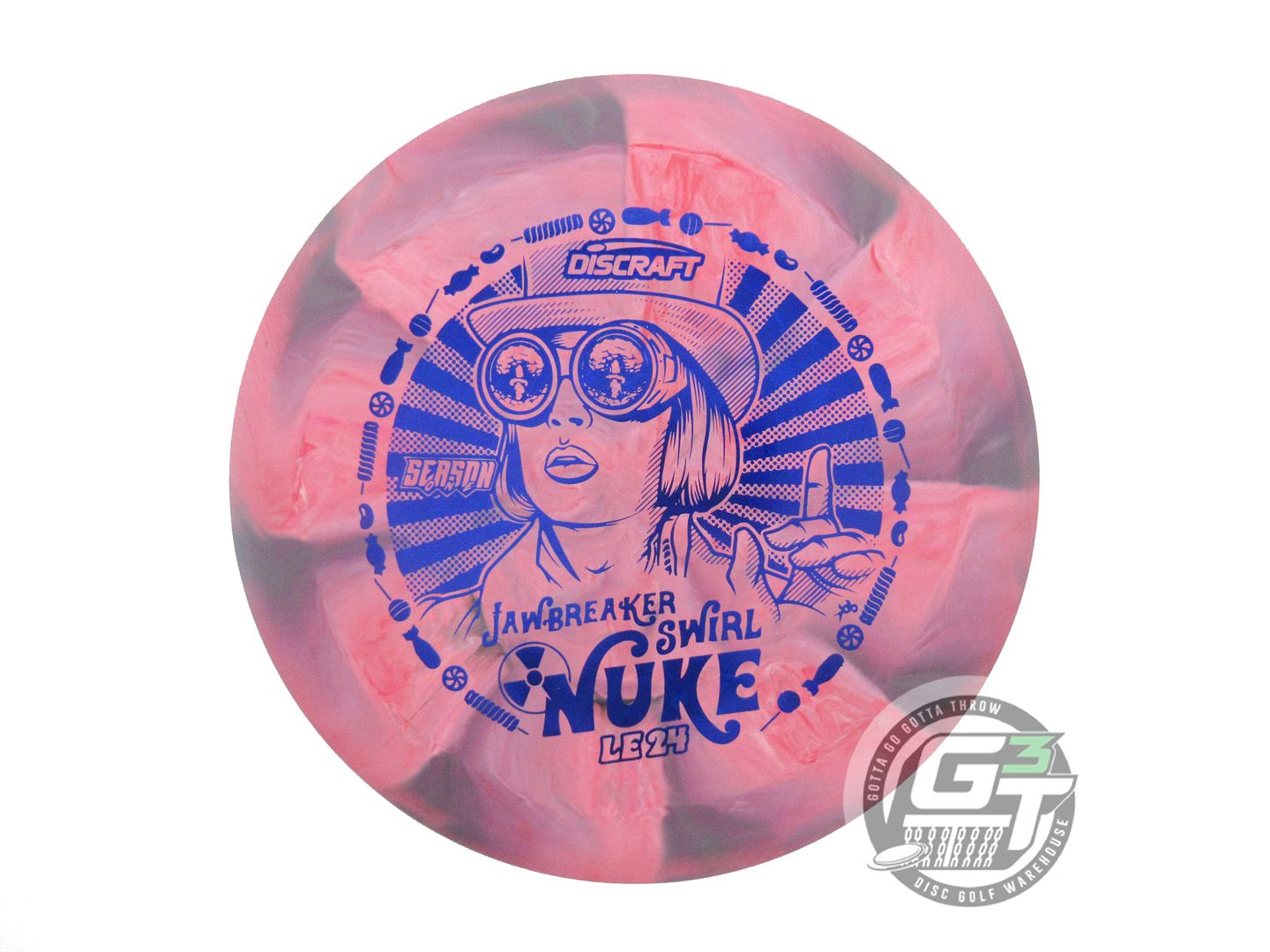 Discraft Limited Edition 2024 Ledgestone Open Swirl Jawbreaker Nuke Distance Driver Golf Disc (Individually Listed)