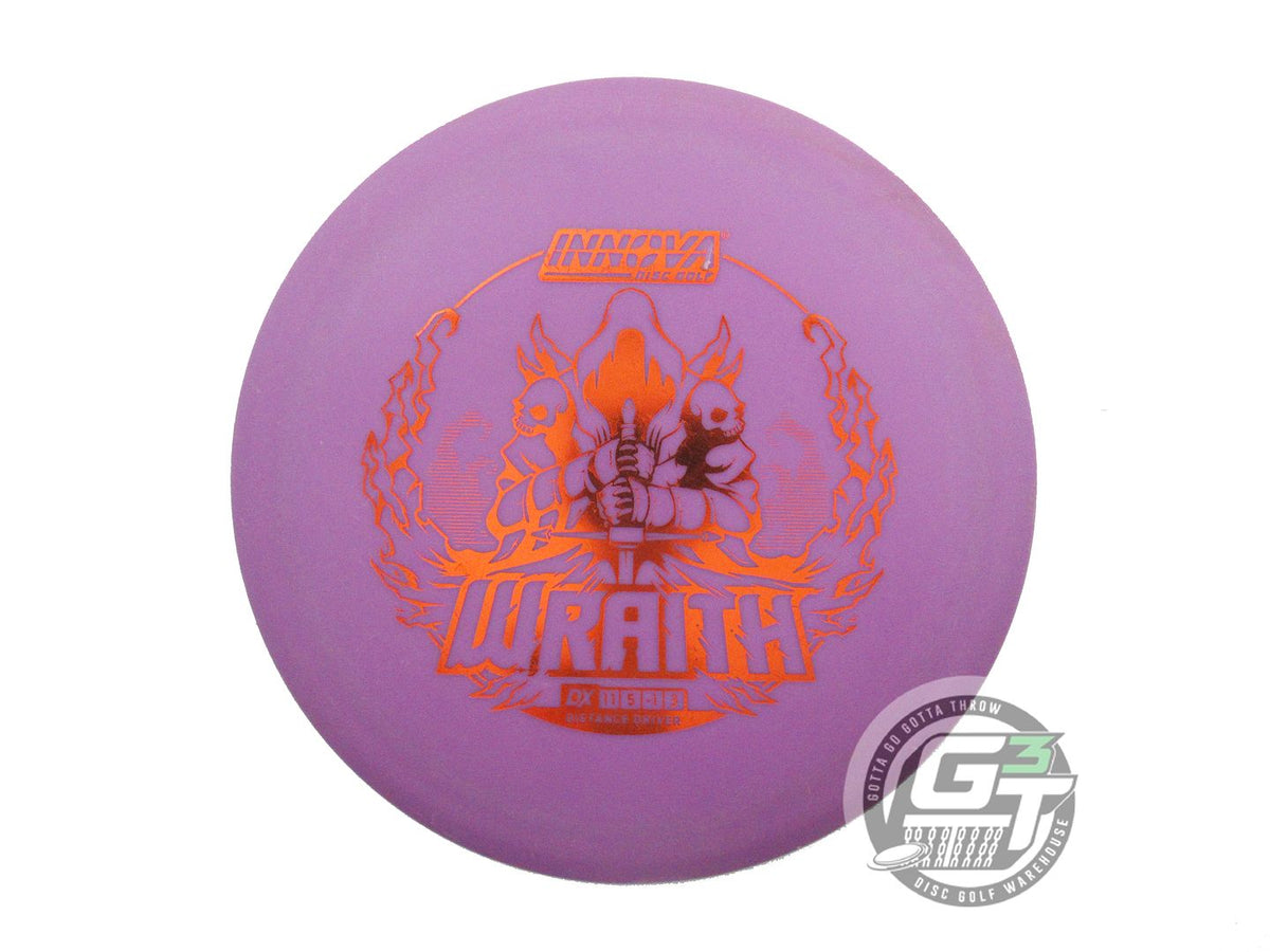 USED Innova DX Wraith 162g Purple Orange Foil Distance Driver Golf Disc