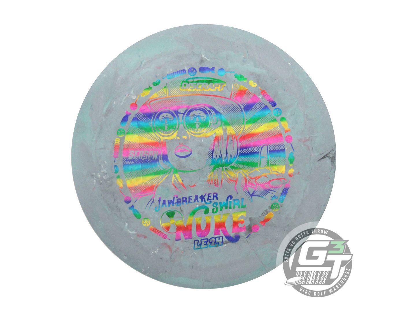 Discraft Limited Edition 2024 Ledgestone Open Swirl Jawbreaker Nuke Distance Driver Golf Disc (Individually Listed)