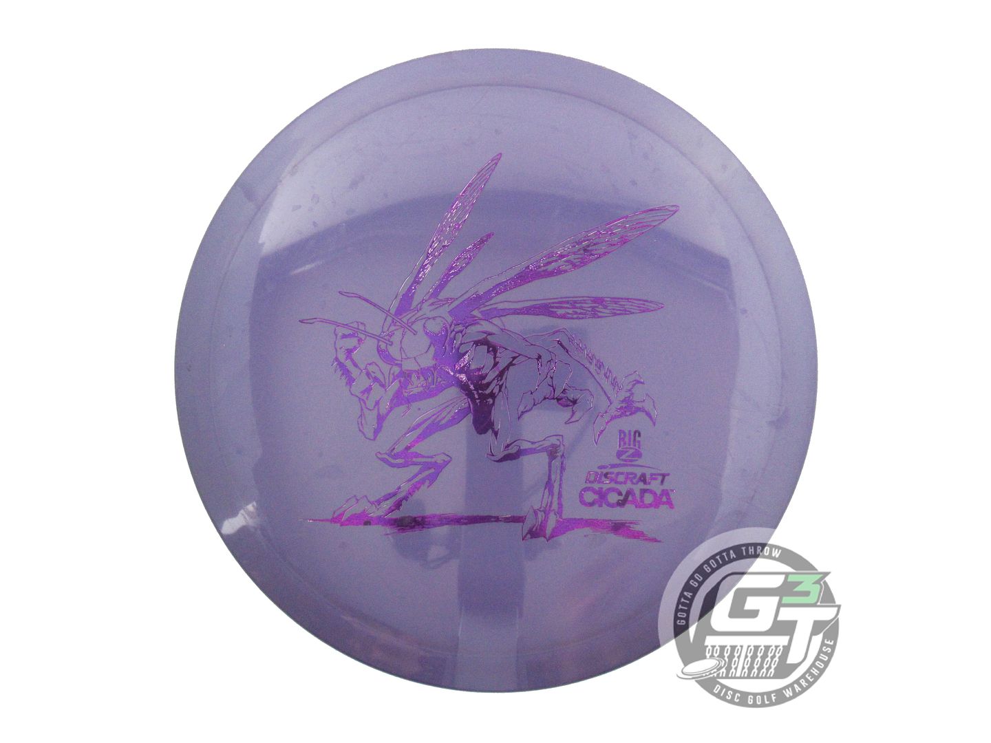 USED Discraft Big Z Cicada 174g Purple Purple Foil Fairway Driver Golf Disc