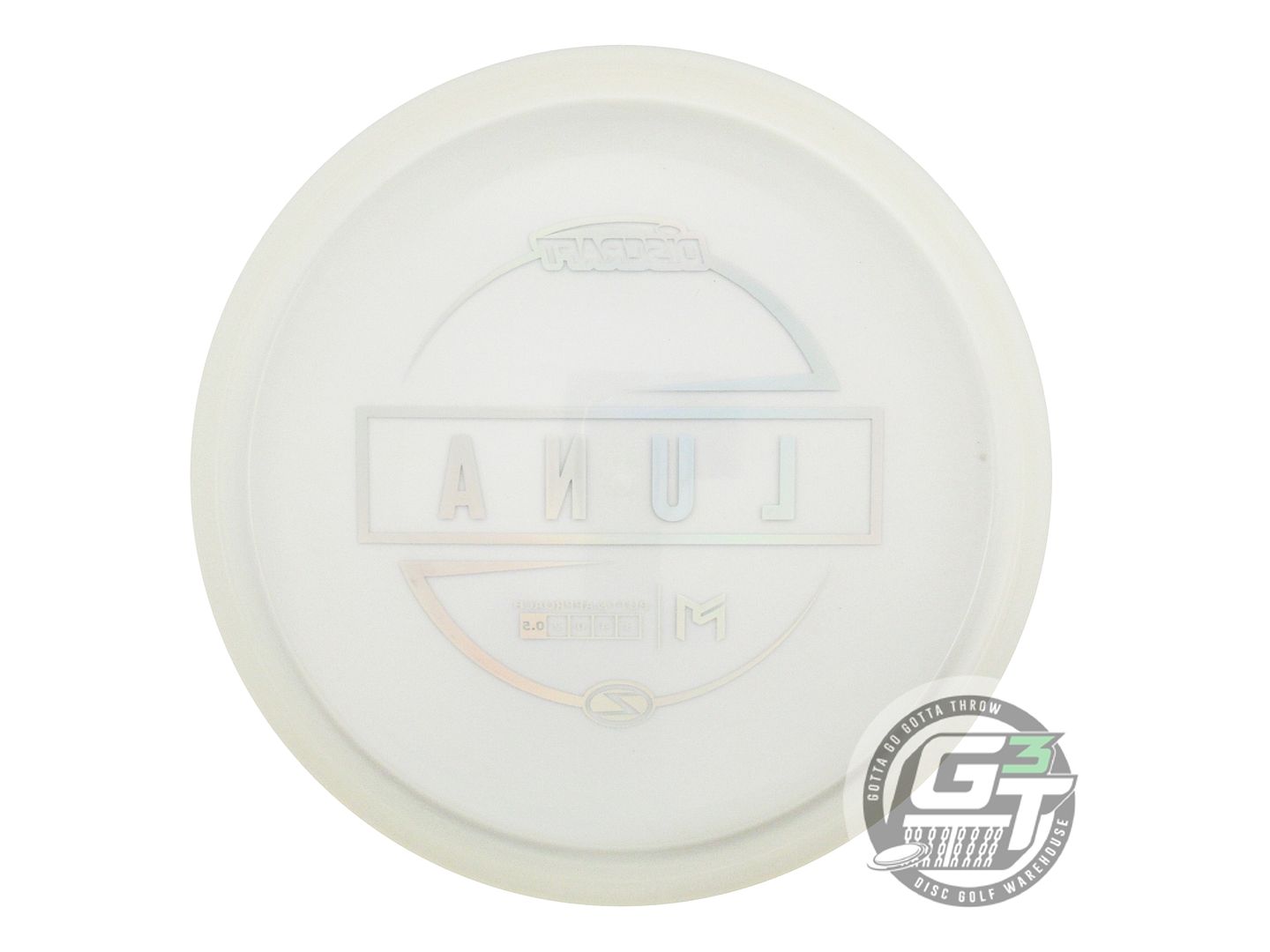 NOS Discraft [McBETH] Z Luna 175g Clear Silver Holo Foil Putter Golf Disc