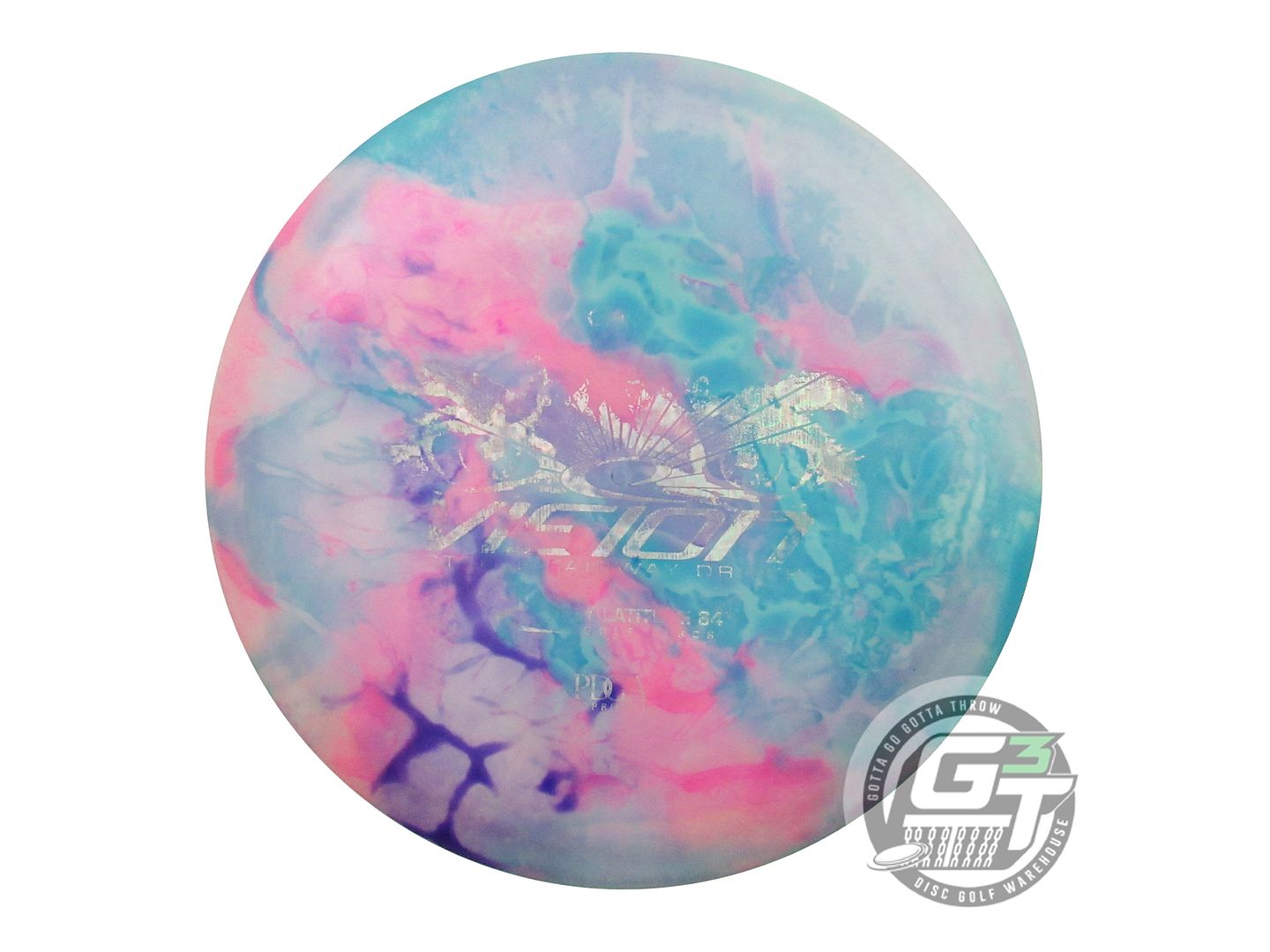 USED Latitude 64 Gold Vision 169g White HOME DYED Distance Driver Golf Disc