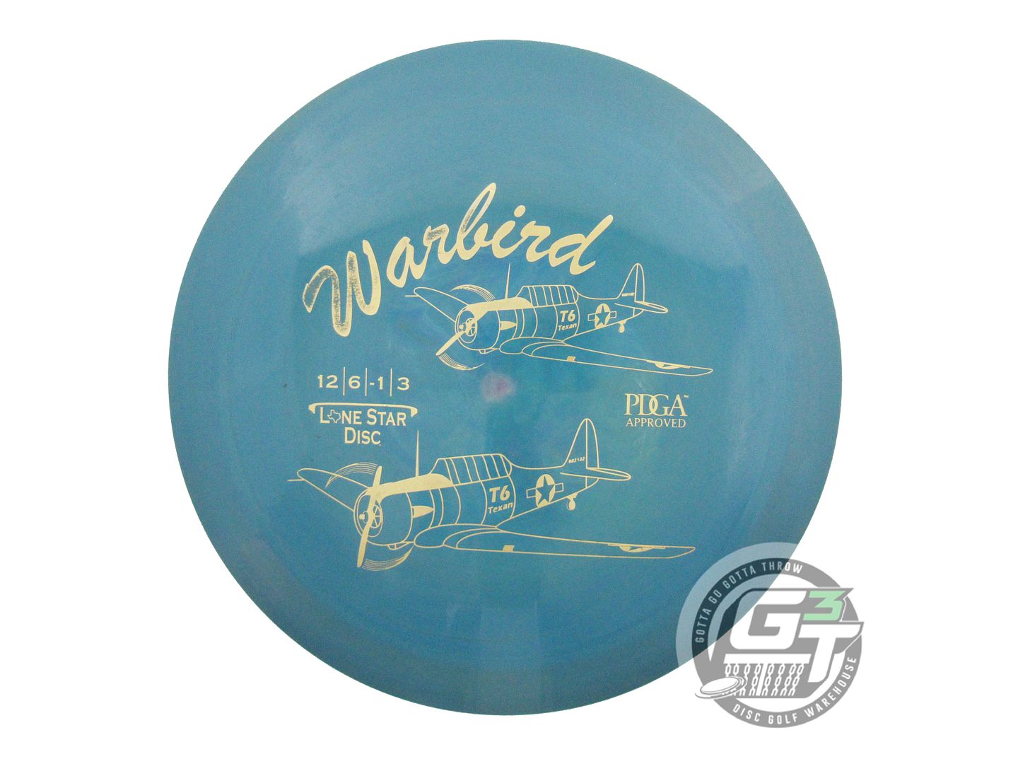 USED Lone Star 2 PLANES Bravo Warbird 174g Teal Gold Foil Distance Driver Disc
