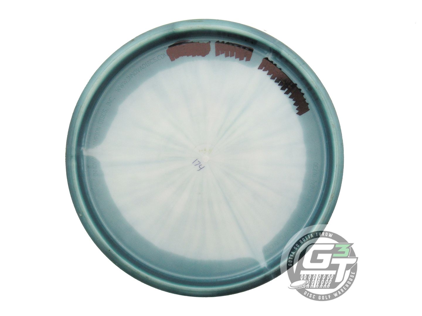 USED Innova Halo Star Invader 174g Slate-White Putter Golf Disc