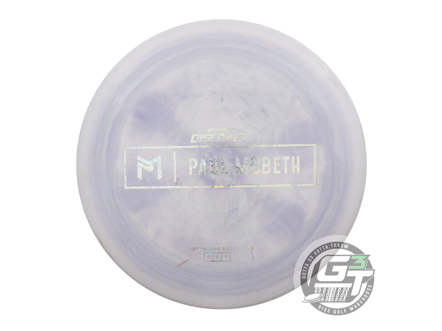 USED Discraft [McBETH] Proto ESP Malita 178g Lilac Holo Bee Foil Midrange Disc