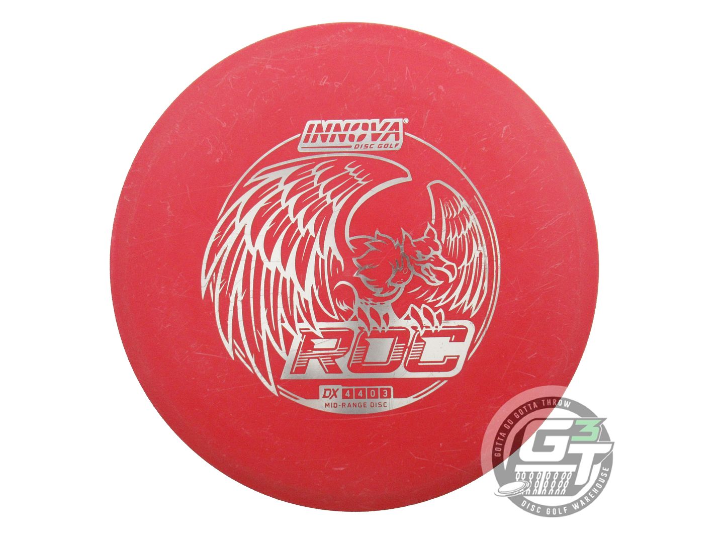 USED Innova DX Roc 170g Red Silver Foil Midrange Golf Disc