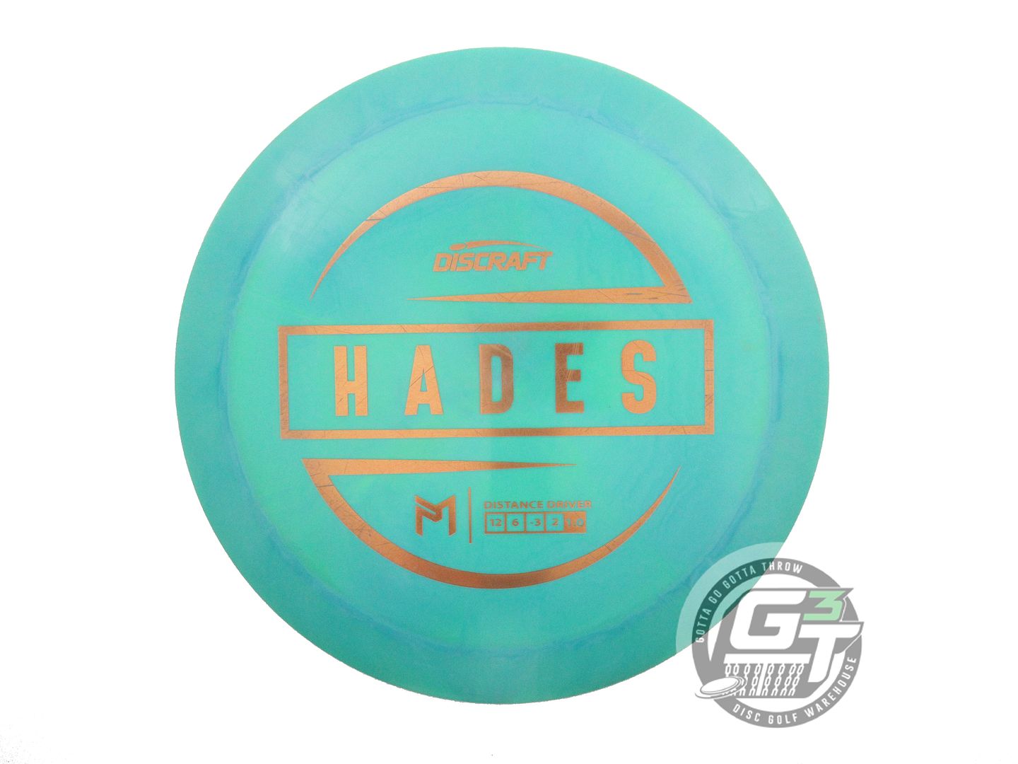 USED Discraft [McBETH] ESP Hades 171g Green-Blue Copper Foil Driver Golf Disc