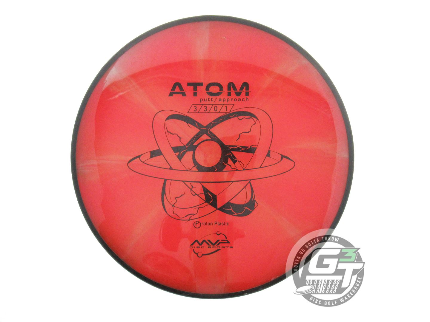 USED MVP Disc Sports Proton Atom 172g Red Putter Golf Disc