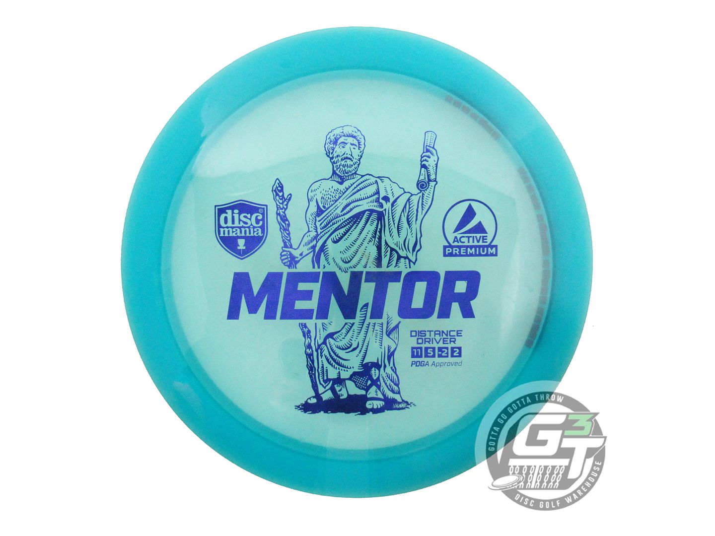 USED DiscMania Active Premium Mentor 172g Teal Blue Foil Distance Driver Disc