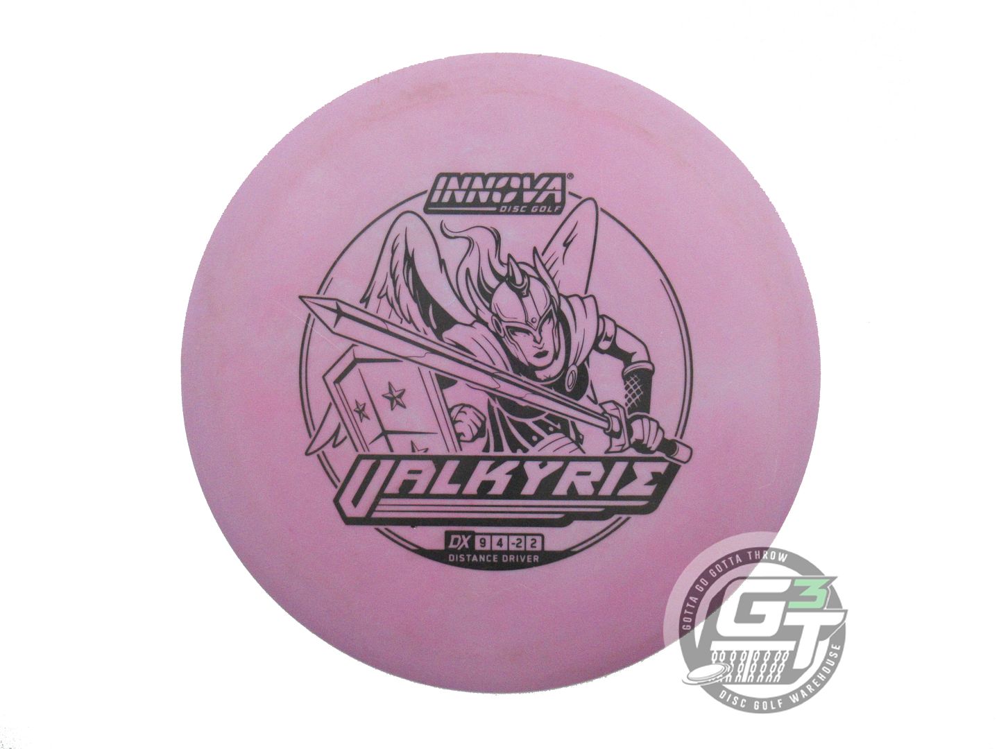 USED Innova DX Valkyrie 146g Lilac Black Stamp Distance Driver Golf Disc