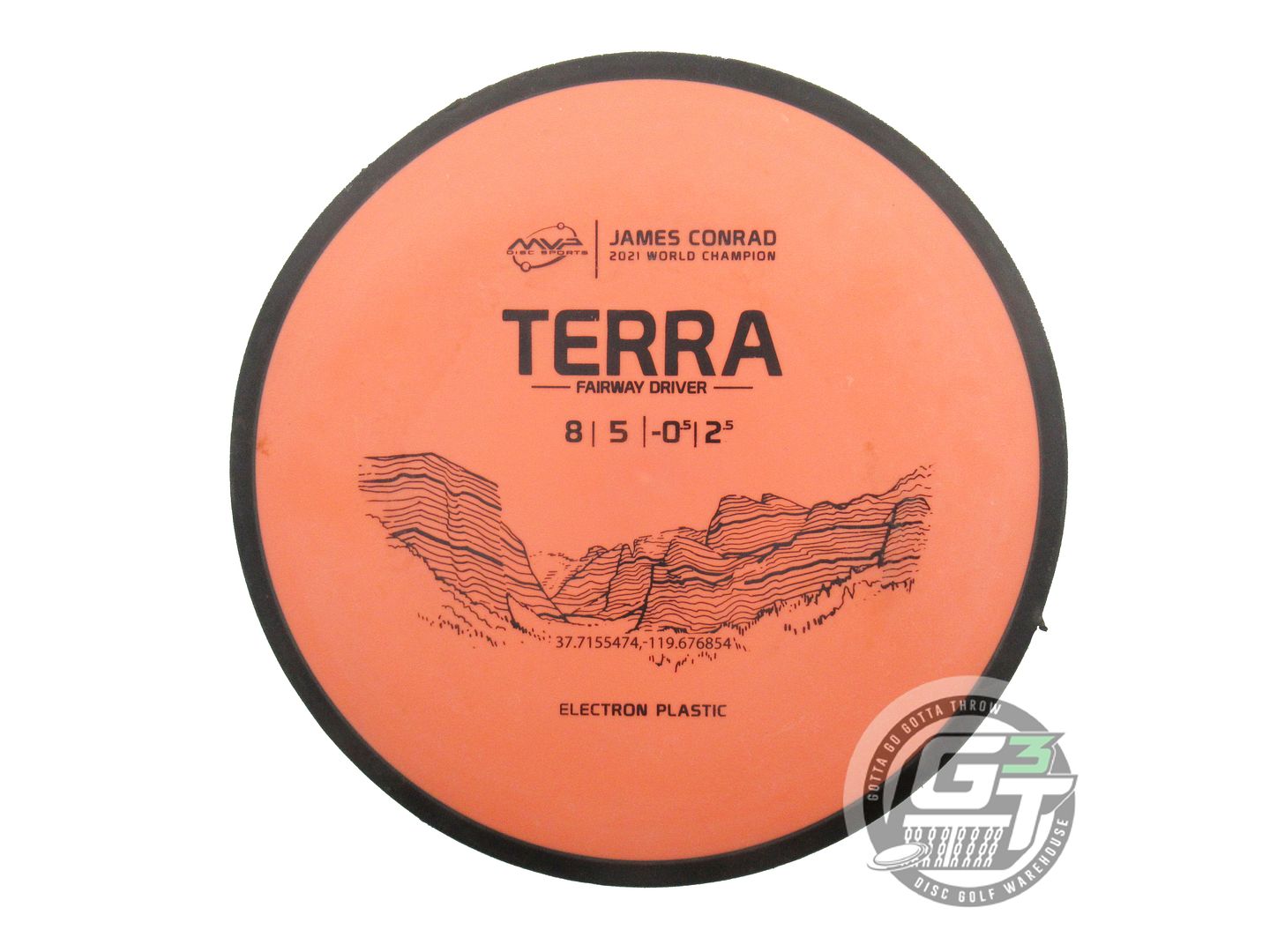 USED MVP Disc Sports [CONRAD] Electron Terra 172g Orange Fairway Driver Disc