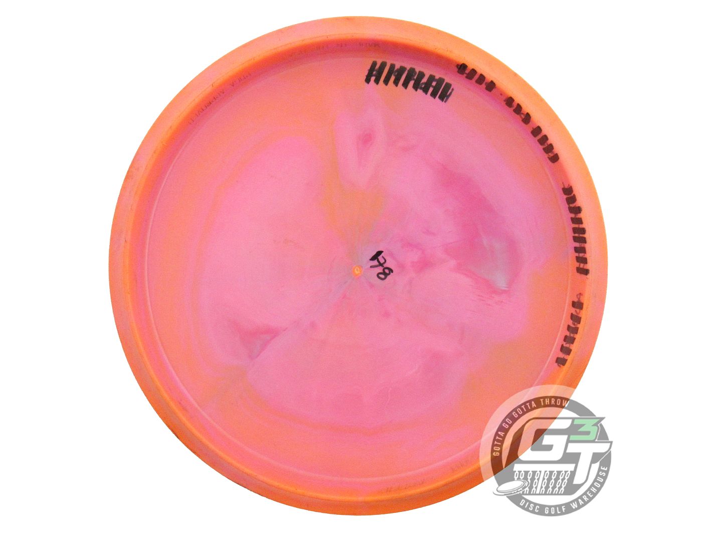 USED Discraft [McBETH] ESP Buzzz 178g Orange-Pink Hypnotic Foil Midrange Disc
