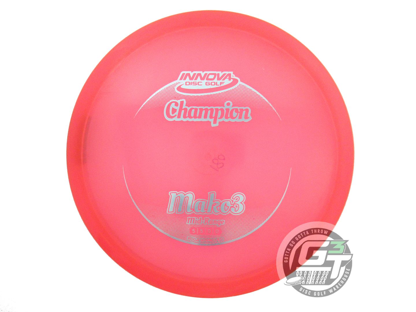 USED Innova Champion Mako3 180g Pink Silver Foil Midrange Golf Disc