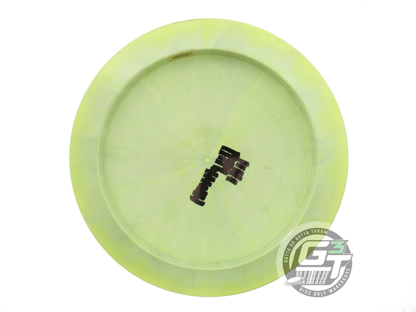 USED Discraft ESP Nuke 175g Lime Silver Holo Foil Distance Driver Golf Disc