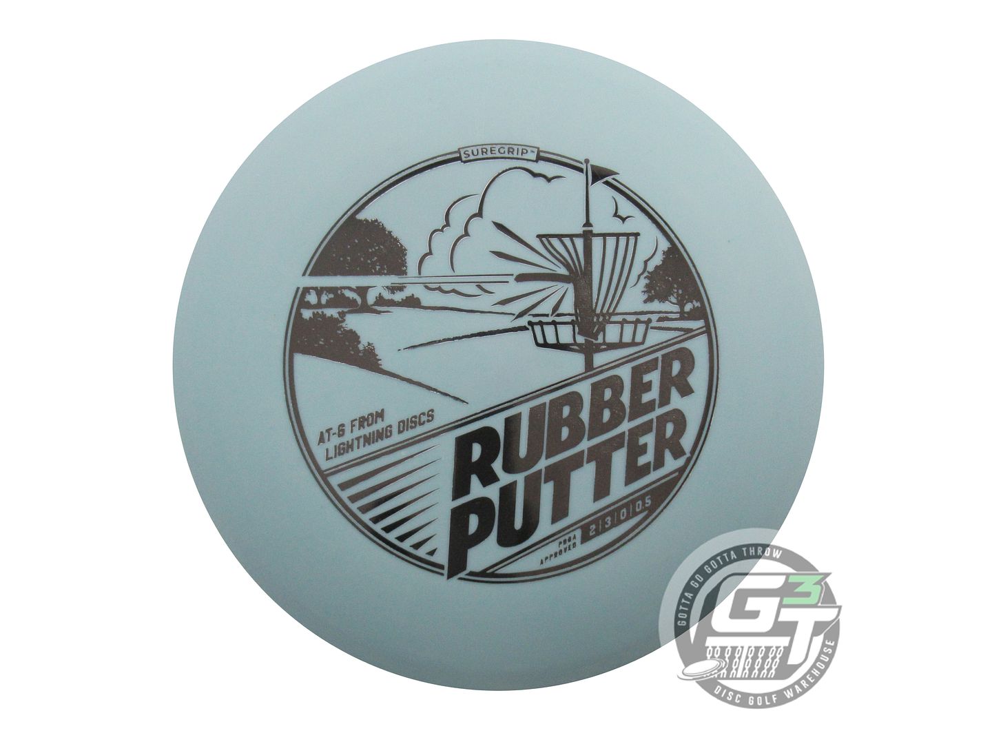 Lightning Sure Grip Rubber Putter Golf Disc (Individually Listed)