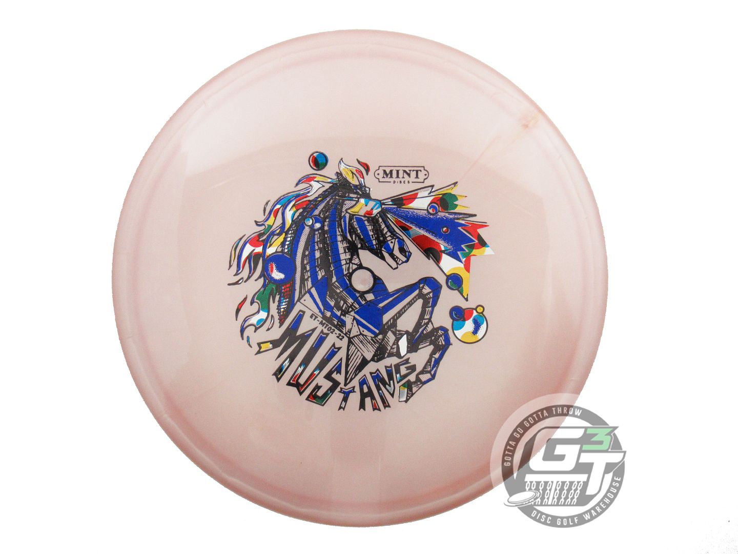 NOS Mint Discs Sublime Mustang 175g Lt. Peach Midrange Golf Disc