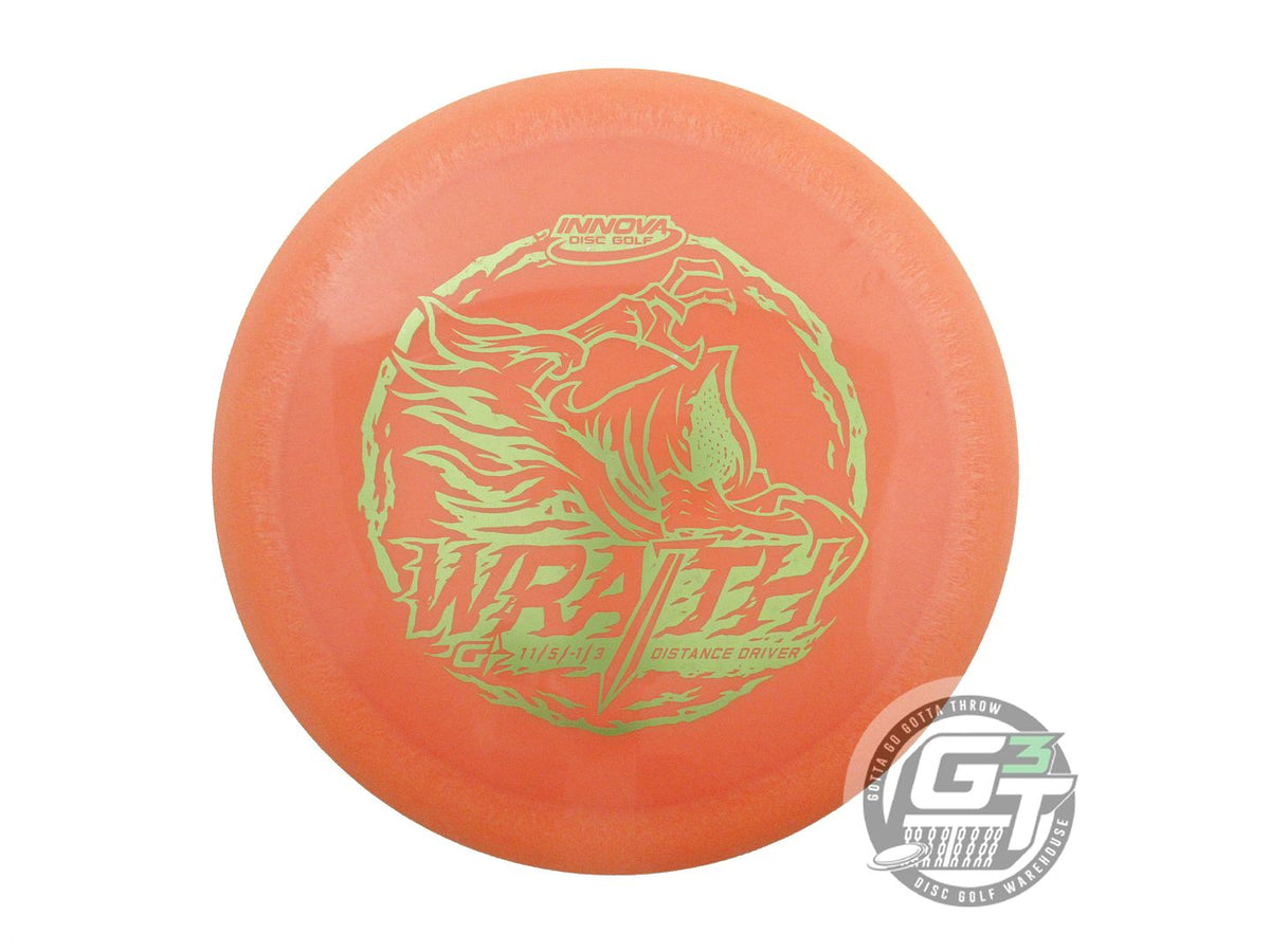 USED Innova GStar Wraith 150g Orange Lime Foil Distance Driver Golf Di ...