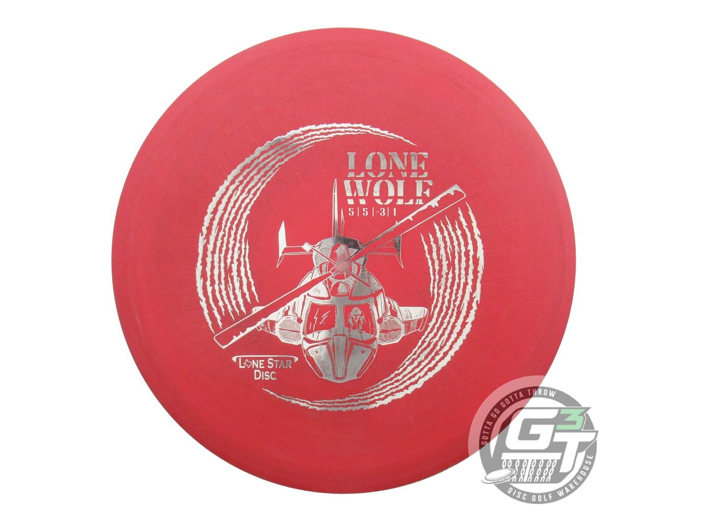 USED Lone Star [ARTIST] Lima Lone Wolf 159g Red Silver Foil Midrange Golf Disc