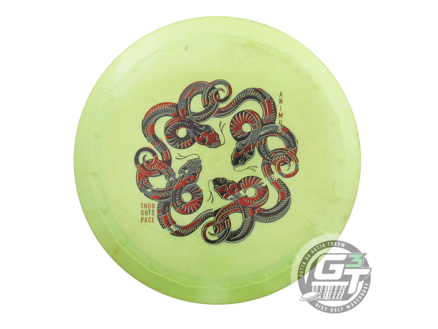 USED Thought Space Ethereal Animus 176g Lime Distance Driver Golf Disc