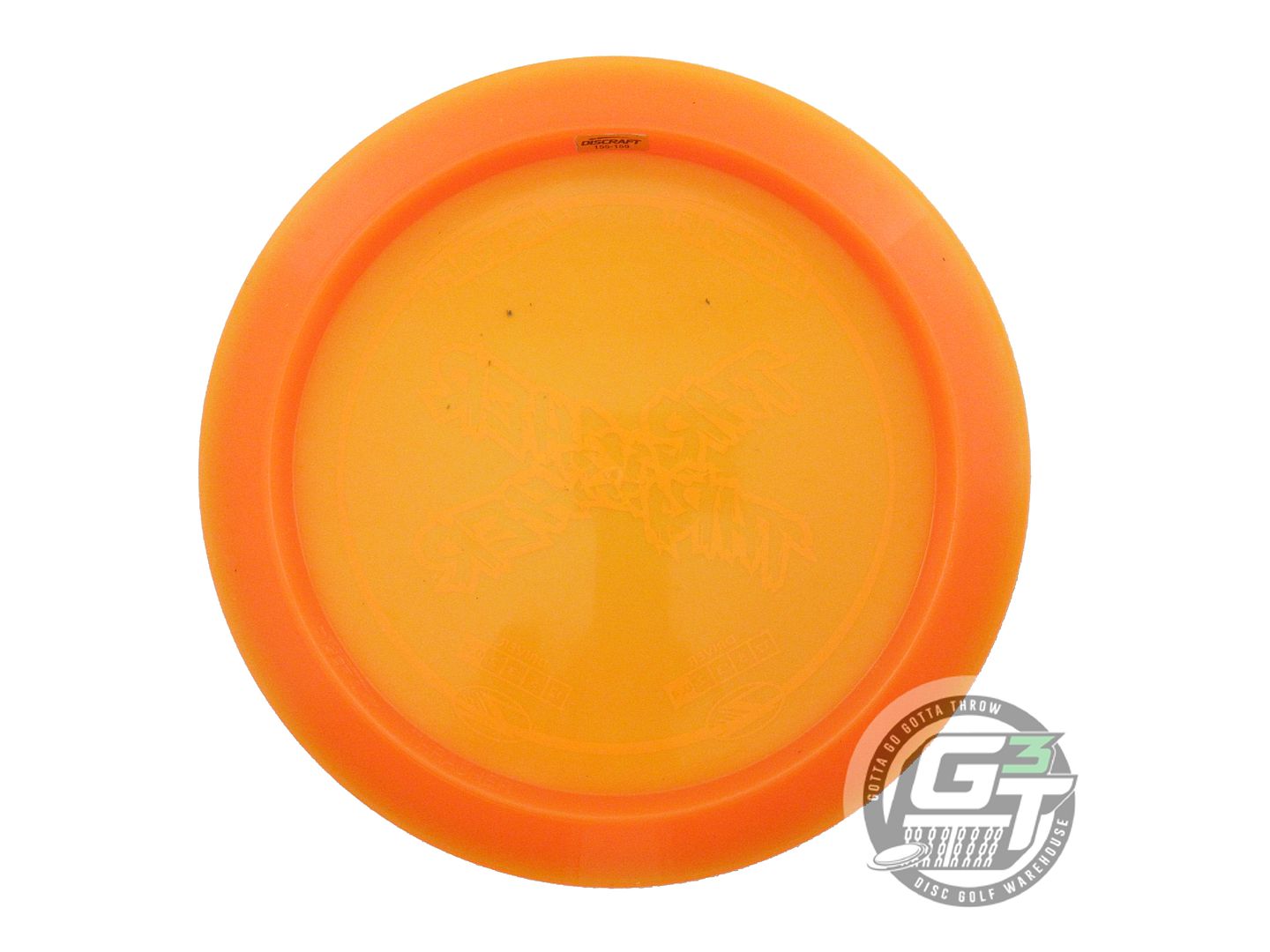 USED Discraft X-OUT Z Lite Thrasher 159g Orange Distance Driver Golf Disc