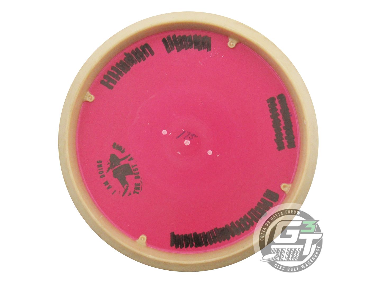 USED Innova XT Atlas 175g Magenta White Stamp Cream Rim Midrange Golf Disc