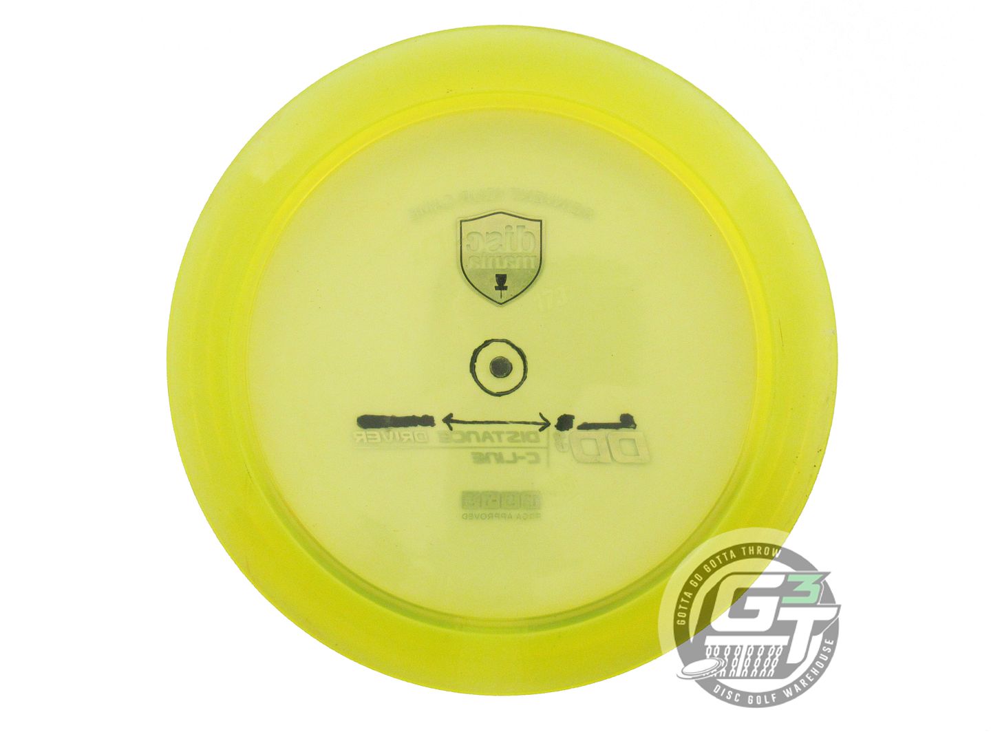 USED DiscMania C-Line DD3 173g Yellow Blue Foil Distance Driver Golf Disc