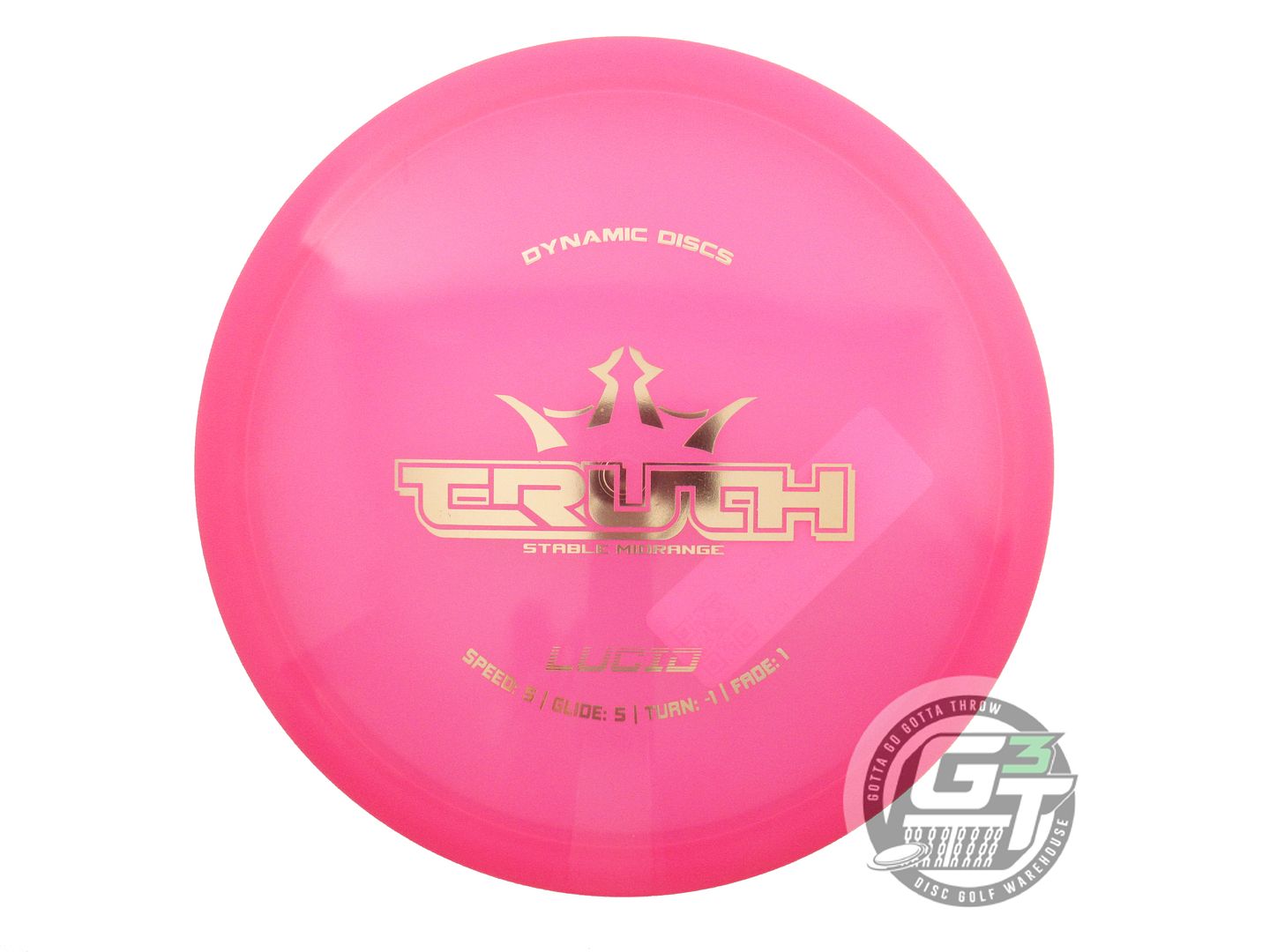 Dynamic Discs Lucid Truth Midrange Golf Disc (Individually Listed)