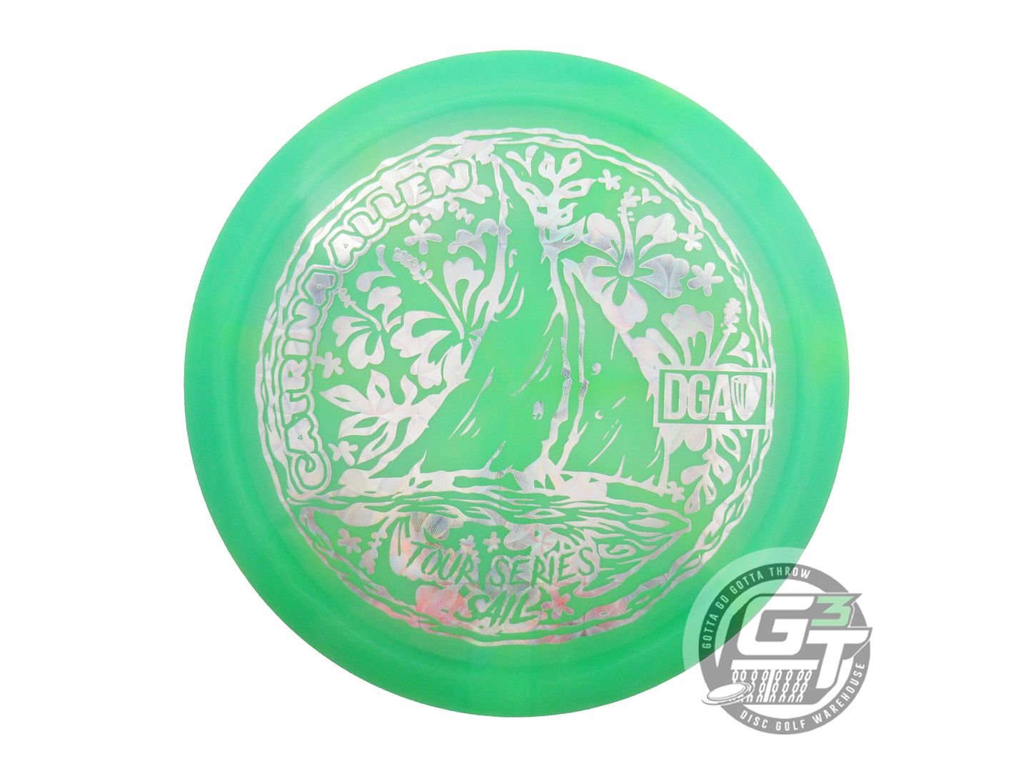 DGA Limited Edition 2023 Tour Series Catrina Allen Swirl Tour Series Sail Distance Driver Golf Disc (Individually Listed)