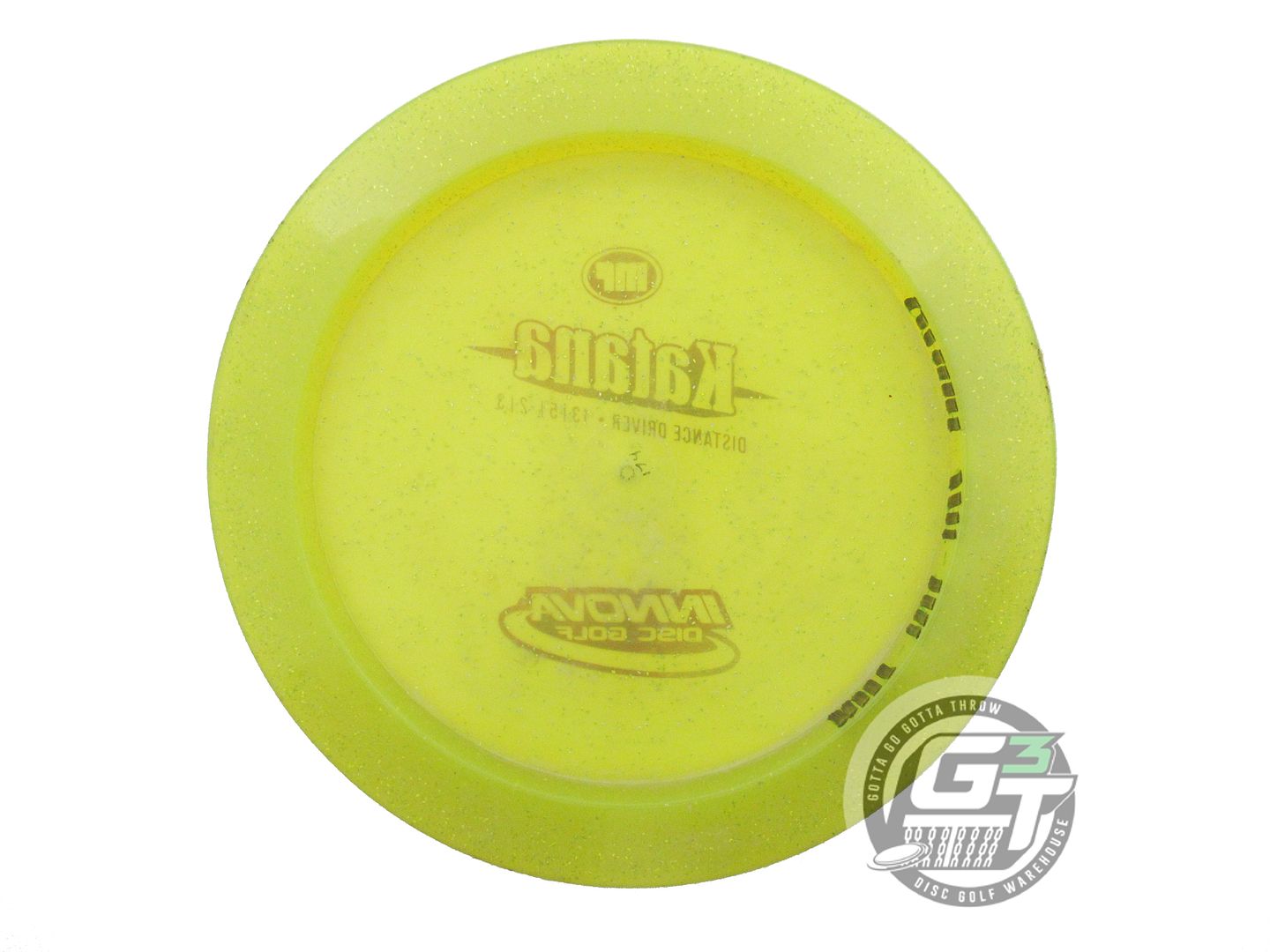 USED Innova Metal Flake Champion Katana 174g Yellow Distance Driver Golf Disc