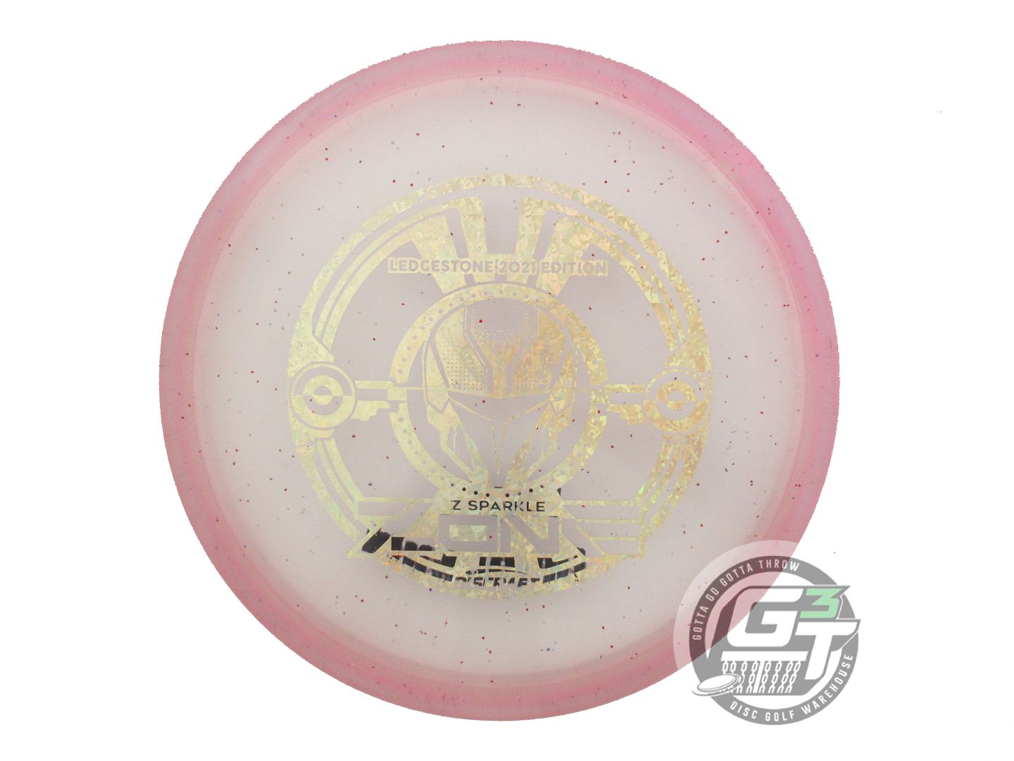 USED Discraft [LEDGESTONE] Z Sparkle Zone 174g Pink Gold Shatter Putter Disc