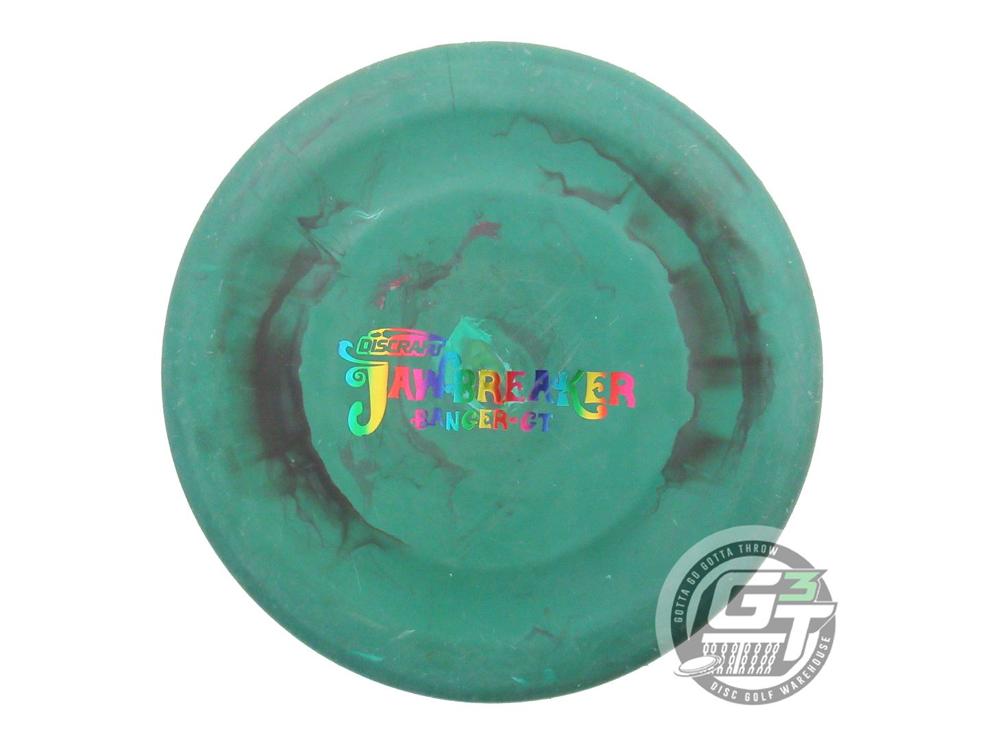 USED Discraft Jawbreaker Banger GT 171g Dark Green Rainbow Foil Putter Golf Disc