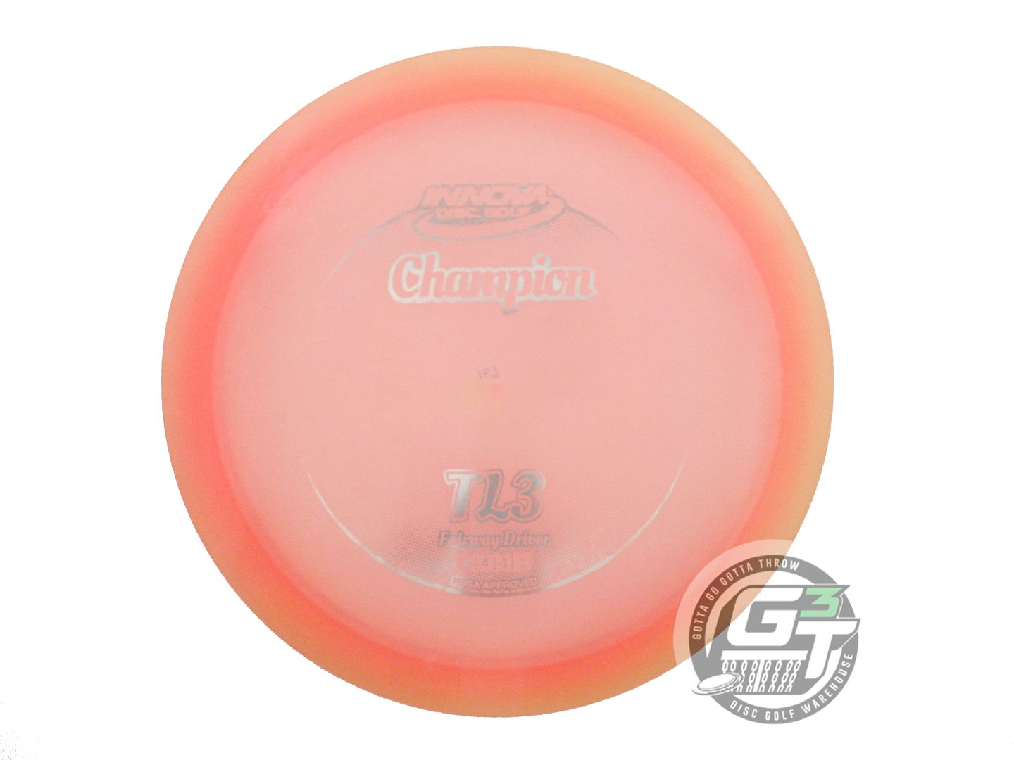 USED Innova Champion TL3 167g Coral Silver Foil Fairway Driver Golf Disc