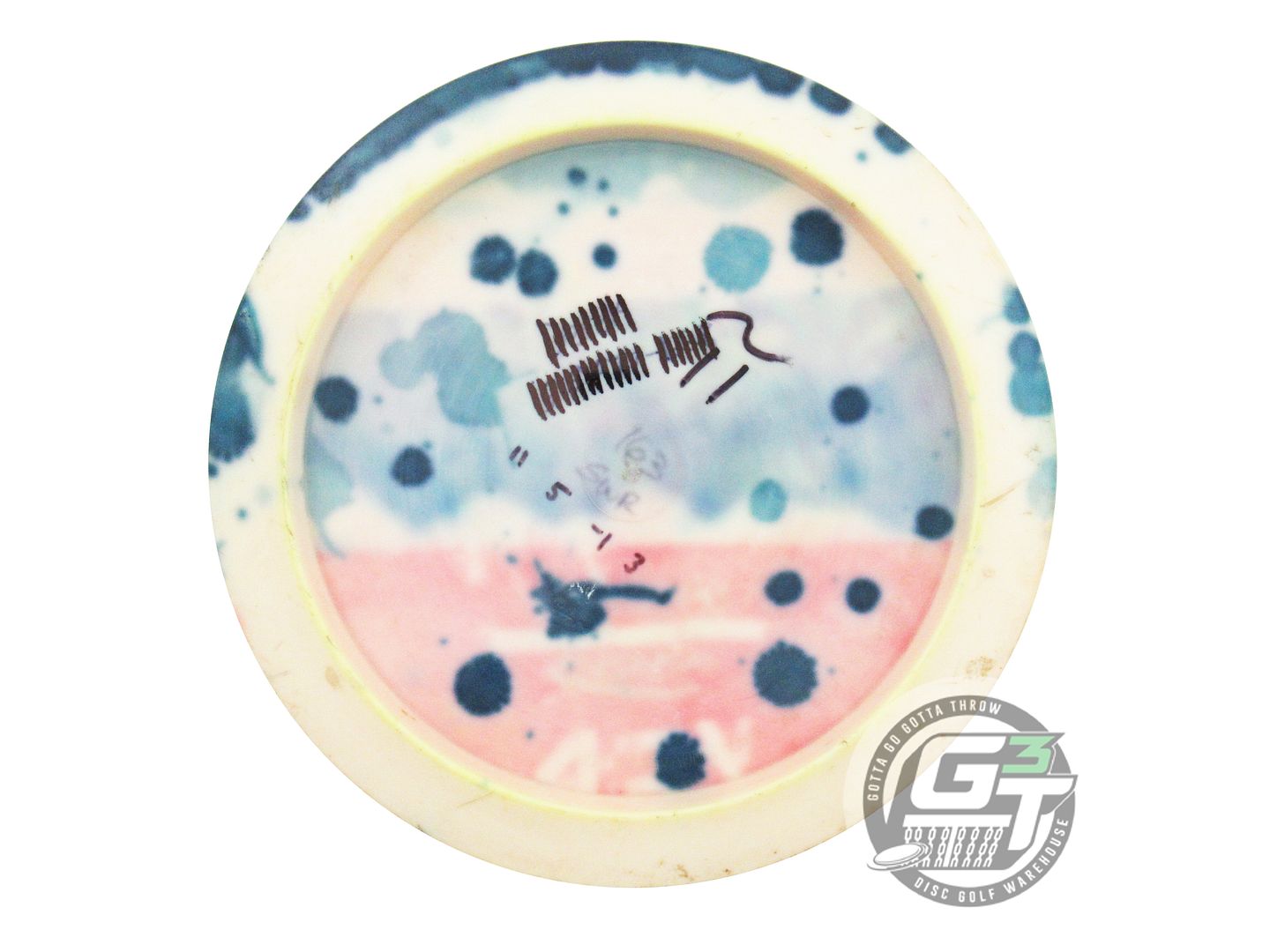 USED Innova Star Wraith 163g White HOME DYED PFN Distance Driver Golf Disc
