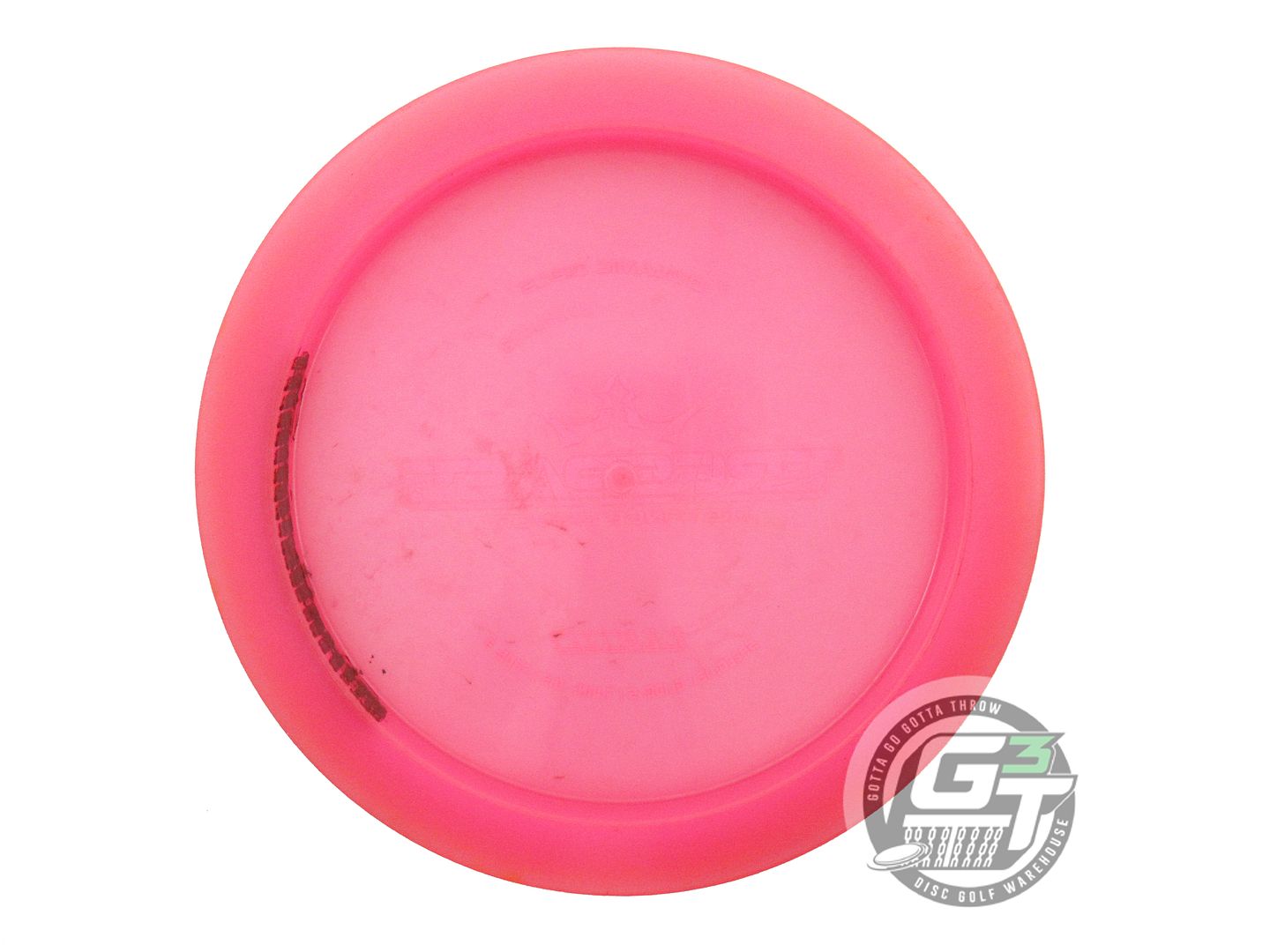 USED Dynamic Discs Lucid Trespass 174g Pink White Stamp Distance Driver Disc