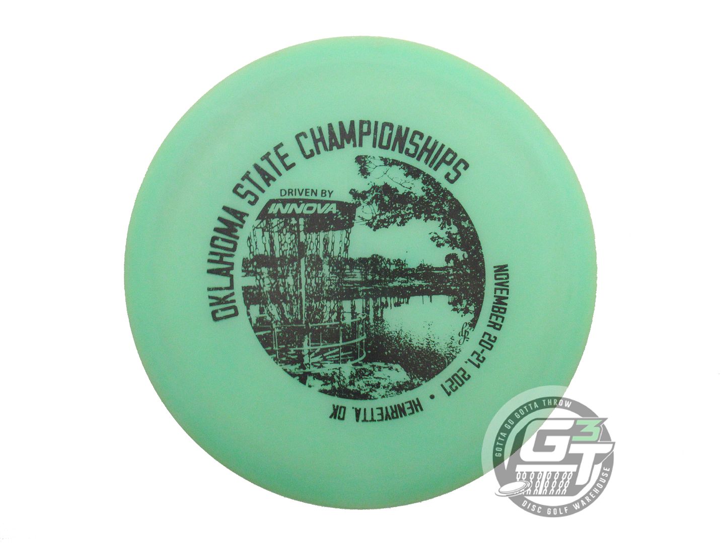 USED Innova Champion Glow Leopard3 176g Green Black Stamp Fairway Driver Disc