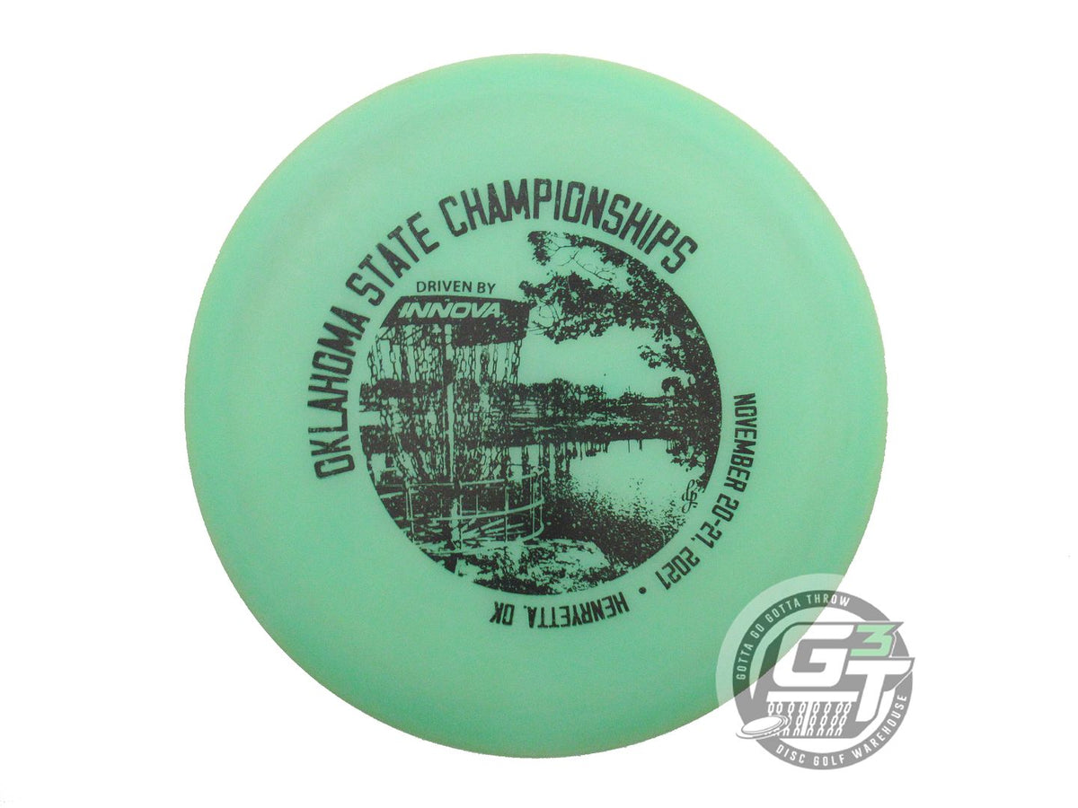 USED Innova Champion Glow Leopard3 176g Green Black Stamp Fairway Driver Disc