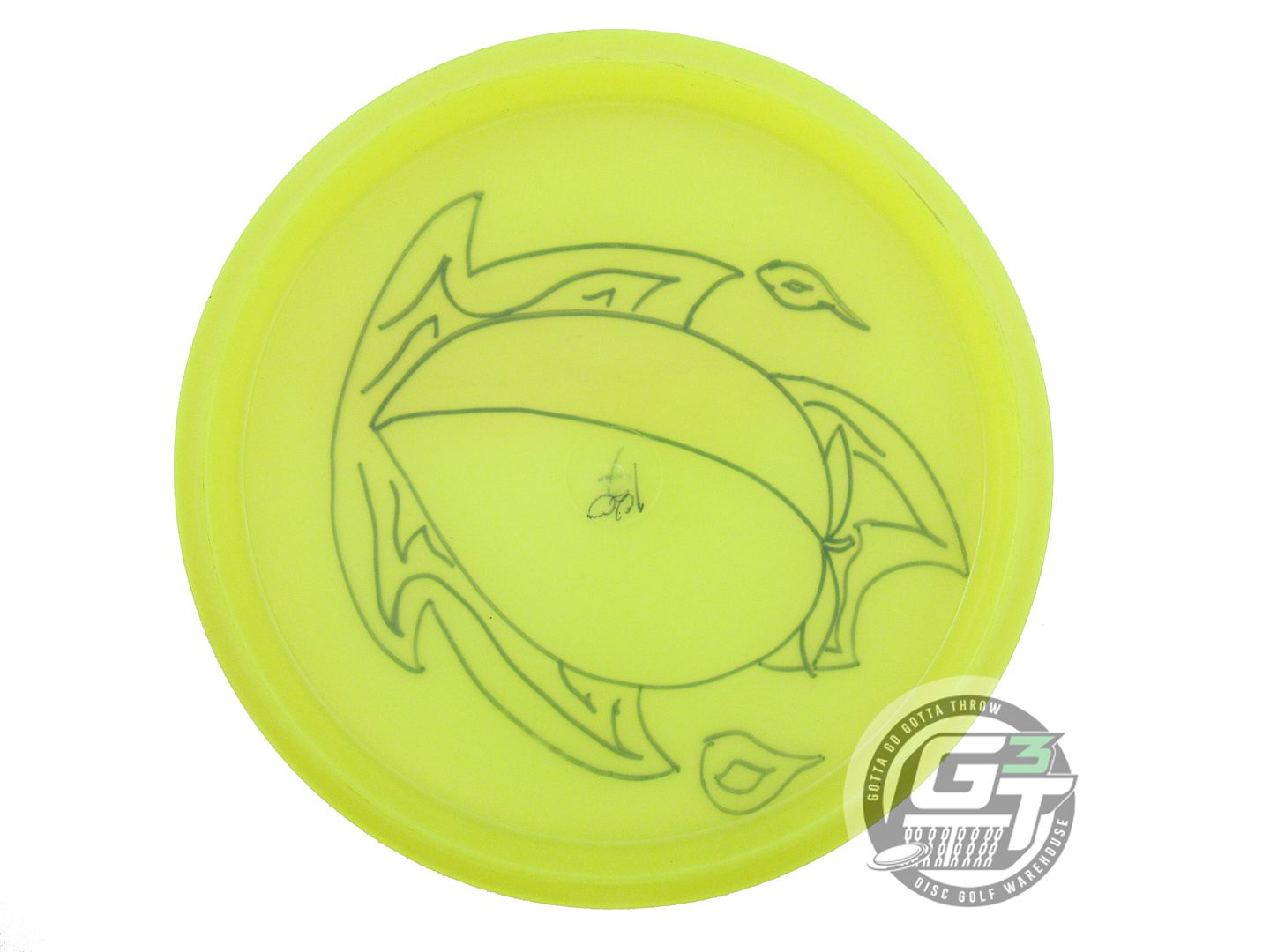 USED Innova X-OUT Champion Roc3 180g Yellow SHARPIE Midrange Golf Disc