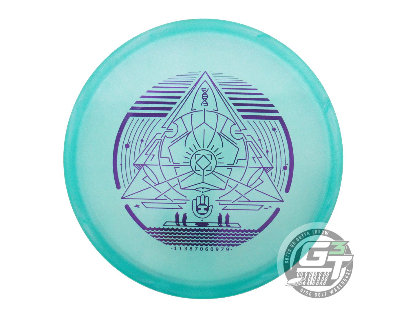 USED Westside Discs HANDEYE Glimmer VIP Harp 176g Seafoam Putter Golf Disc