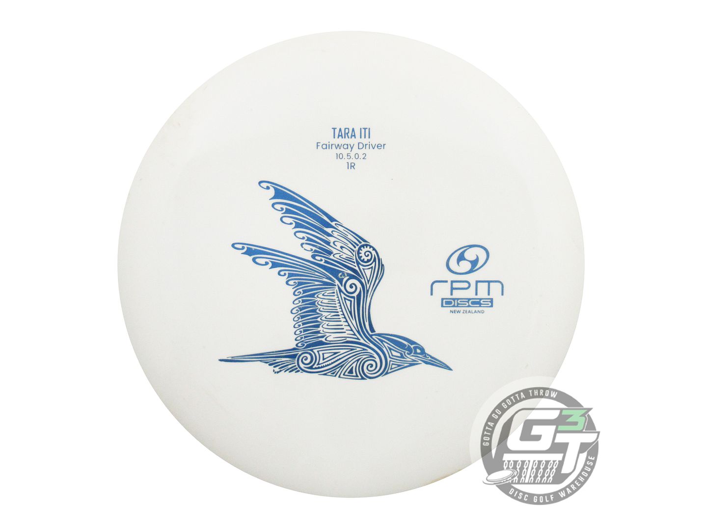 USED RPM Discs Atomic Tara Iti 172g White Blue Foil Distance Driver Golf Disc
