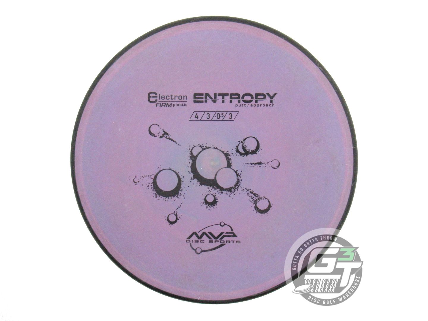 USED MVP Disc Sports Electron Firm Entropy 174g Purple Putter Golf Disc