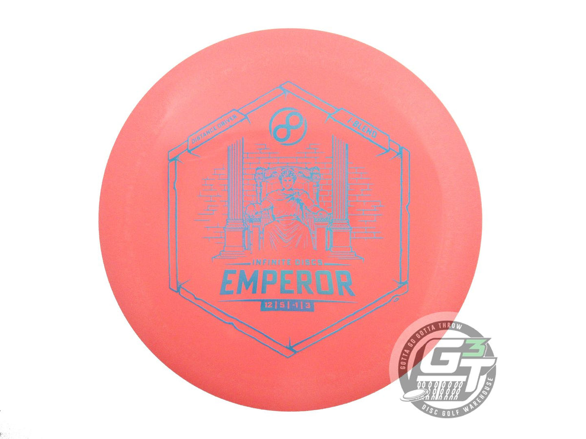 USED Infinite I-Blend Emperor 165g Coral Blue Holo Foil Distance Driver Disc