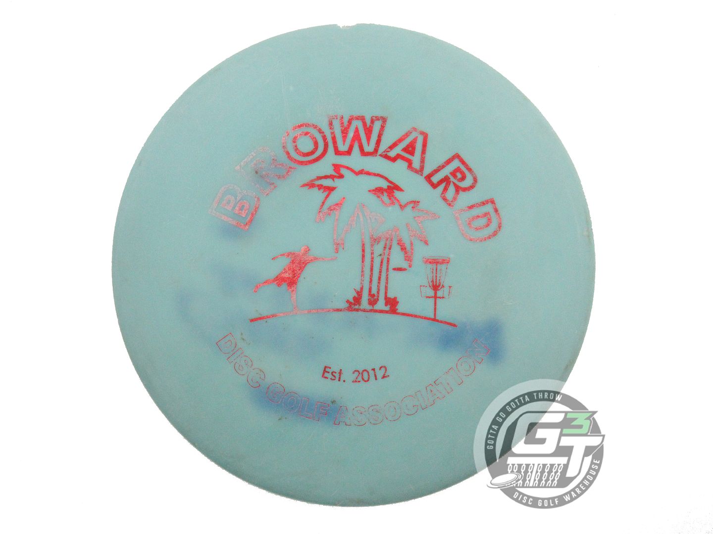 USED Innova DX Shark 177g Seafoam Red Shatter Foil Midrange Golf Disc